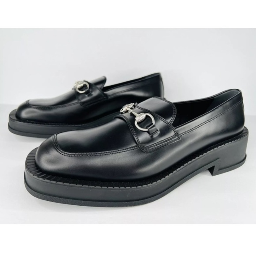 GUCCI Interlocking Horsebit Chucky Rubber Sole Loafers UK 11.5 - US 12 - EU 45.5